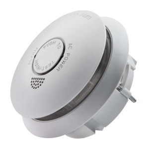 Certified Dual Power Flush Mount Smoke Alarm